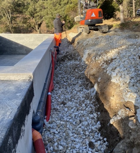 Photo de travaux de construction.